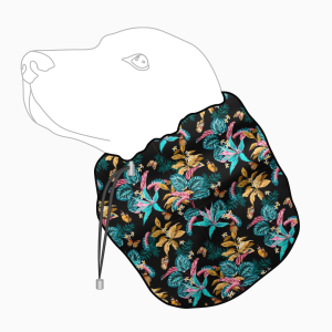 Snood wodoodporny dla psa SPORT SEA FLOWERS