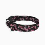Obroża na klamrę dla psa SPORT PINK FLOWERS