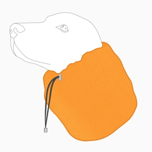 Snood wodoodporny dla psa SPORT POMARAŃCZOWY