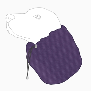Snood wodoodporny dla psa SPORT CIEMNY FIOLET