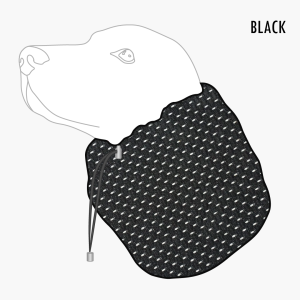 Snood siateczkowy dla psa CLASSIC BLACK