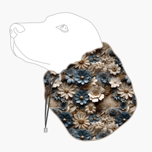 Snood wodoodporny dla psa SPORT FABULOUS FLOWERS