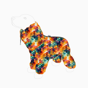 Kombinezon dla psa SPORT RAINBOW HONEYCOMB