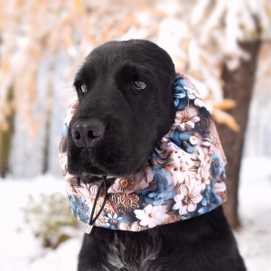 Snood hydrofobowy dla psa SPORT FABULOUS FLOWERS